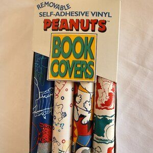 Vintage Peanuts Vinyl Self Adhesive Book/Craft/Shelf Covers 4 Pack 13.5x30"/roll